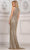 Rina di Montella RD3140 - Allover Beaded Sleeveless Evening Dress Special Occasion Dress