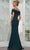 Rina Di Montella RD3256 - Straight Across Peplum Formal Gown Mother of the Bride Dresses