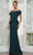 Rina Di Montella RD3256 - Straight Across Peplum Formal Gown Mother of the Bride Dresses