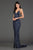 SCALA - 47551 V-Neck Sleeveless Evening Gown Evening Dresses 8 / Ivory/Nude