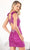 SCALA 60524 - Bow Shoulder Sequin Cocktail Dress Special Occasion Dress