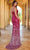 SCALA 61337 - V-Neck Sequin Prom Gown with Slit Prom Dresses