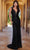 SCALA 61342 - Sleeveless Sequin Prom Dress Prom Dresses 000 / Black