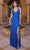 SCALA 61345 - Sequin Sheath Prom Dress Prom Dresses 000 / Royal