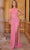 SCALA 61346 - Strappy Back Prom Dress Prom Dresses 000 / Strawberry