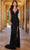 SCALA 61353 - Geometric Sequin Prom Dress Prom Dresses 000 / Black