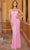 SCALA 61401 - Scoop Geometric Beaded Prom Gown Prom Dresses 000 / Rose