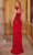 SCALA 61403 - Cap Sleeve Cutout Prom Dress Prom Dresses