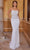 SCALA 61405 - Bejeweled Lattice Prom Dress Prom Dresses