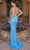 SCALA 61406 - Spaghetti Strap Beaded Prom Dress Prom Dresses