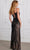 SCALA 80105 - Sheer Side Beaded Ornate Evening Dress Prom Dresses