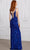 SCALA 80106 - Plunging Neckline Beaded Evening Dress Prom Dresses