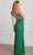 SCALA 80106 - Plunging Neckline Beaded Evening Dress Prom Dresses