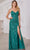 SCALA 80108 - Lace-Up Back Beaded Evening Dress Prom Dresses 000 / Jade