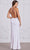 SCALA 80113 - Criss-Cross Back Jeweled Evening Dress Prom Dresses