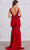 SCALA 80118 - Beaded Applique Tiered Skirt Evening Dress Prom Dresses