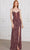 SCALA 80125 - Sweetheart Corset Bodice Evening Dress Prom Dresses 000 / Dark Maroon