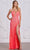 SCALA 80132 - Plunging Sweetheart Strapless Evening Dress Evening Dress 000 / Hot Pink (Hot Pnk-C)