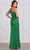 SCALA 80135 - Sheer Panel Asymmetric Neck Evening Dress Evening Dress