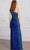 SCALA 80135 - Sheer Panel Asymmetric Neck Evening Dress Evening Dress