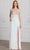 SCALA 80137 - Rhinestone Embellished Sleeveless Prom Gown Prom Dresses 000 / White