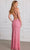 SCALA 80146 - Crisscross Back High Slit Evening Dress Evening Dress