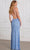 SCALA 80146 - Crisscross Back High Slit Evening Dress Evening Dress