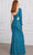 SCALA 80153 - Sequin One-Sleeve Evening Gown Evening Gown