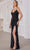 SCALA 80155 - Sleeveless Cut-Out Detailed Back Prom Gown Prom Dresses