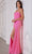 SCALA 80157 - Sequin Strapless Prom Gown Prom Dresses 000 / Shiny Fuchsia