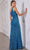 SCALA 80162 - One-Sleeve Sequined Prom Gown Prom Dresses