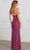 SCALA 80164 - Cut-Out Detailed V-Neck Prom Gown Prom Dresses