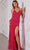 SCALA 80169 - Sequined V-Neck Prom Gown Prom Dresses 000 / Red Rose