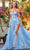 Sherri Hill - 54866 Floral Sweetheart Neck Prom Dress Prom Dresses 0 / Periwinkle