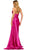 Sherri Hill 55230 - Ruched Evening Gown with Slit Evening Dresses