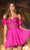 Sherri Hill 55654 - Detachable Sleeve A-Line Cocktail Dress Cocktail Dresses