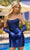 Sherri Hill 55727 - Strapless Scoop Neck Cocktail Dress Cocktail Dresses 000 / Navy