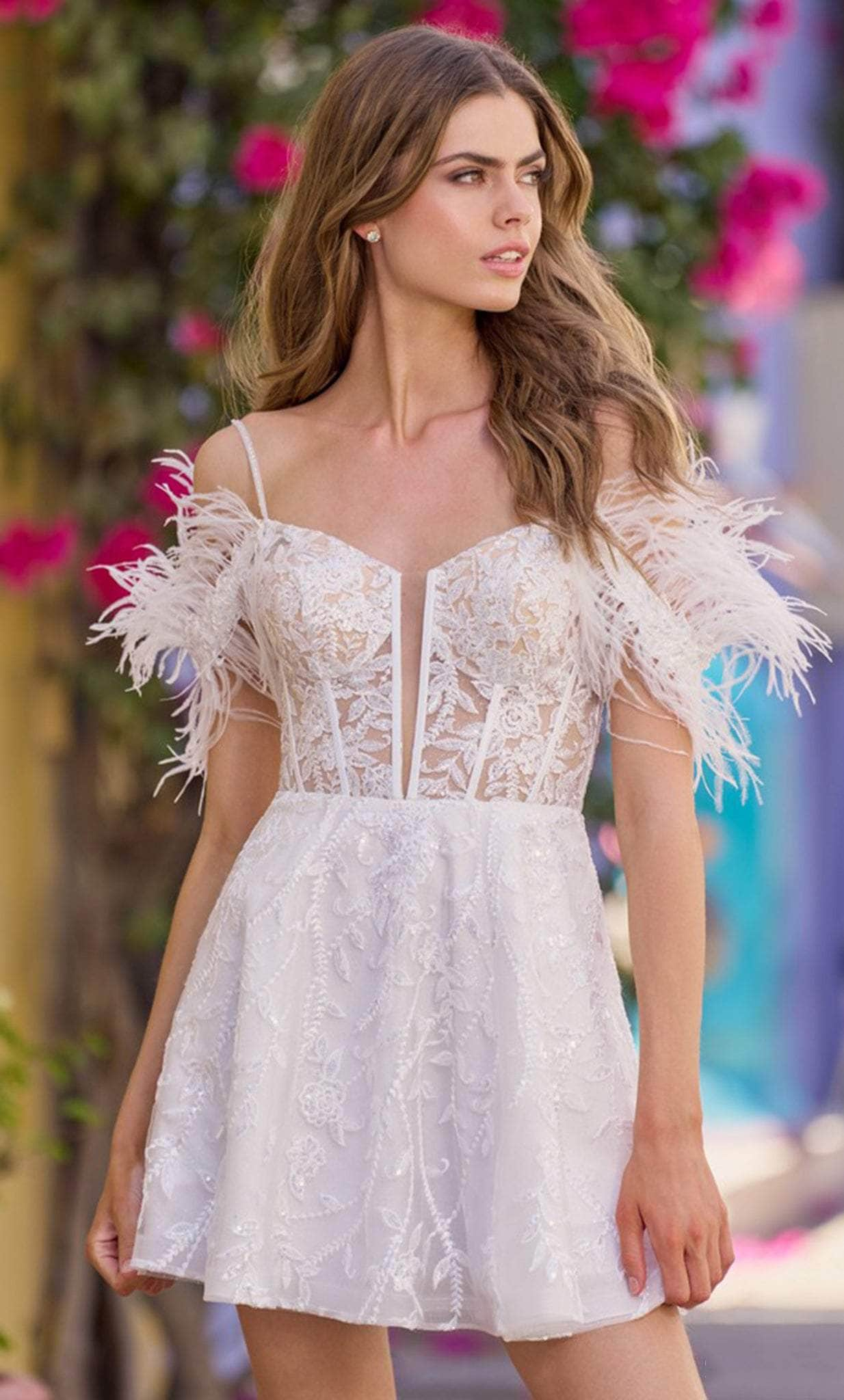 Sherri Hill Short White Dress