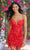 Sherri Hill 55794 - Floral-Detailed Short Dress Homecoming Dresses