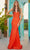 Sherri Hill 55991 - Crisscross Back Gown Special Occasion Dress 000 / Orange