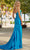 Sherri Hill 55999 - Metallic V-Neck Gown Evening Dresses