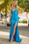 Sherri Hill 55999 - Metallic V-Neck Sheath Gown Special Occasion Dress