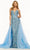 Sherri Hill 56018 - Fully Beaded Sleeveless Evening Gown Prom Dresses 000 / Blue