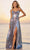 Sherri Hill 56020 - Cowl Corset Gown Prom Dresses 000 / Silver