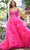 Sherri Hill 56036 - Strapless Bow Accented Prom Gown Evening Dresses 10 / Pink/Black