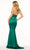 Sherri Hill 56046 - Halter Embellished Gown with Hot Stone Details Evening Dresses 6 / Emerald