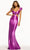 Sherri Hill 56056 - Rosette Cutout Gown Evening Dresses 000 / Purple