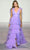 Sherri Hill 56066 - Bow Off Shoulder Sleeve Gown Prom Dresses 000 / Lilac