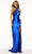 Sherri Hill 56093 - High Neck Cut Glass Embellished Gown Evening Dresses 000 / Royal