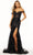 Sherri Hill 56101 - Off Shoulder V-Back Evening Gown Special Occasion Dress 000 / Black